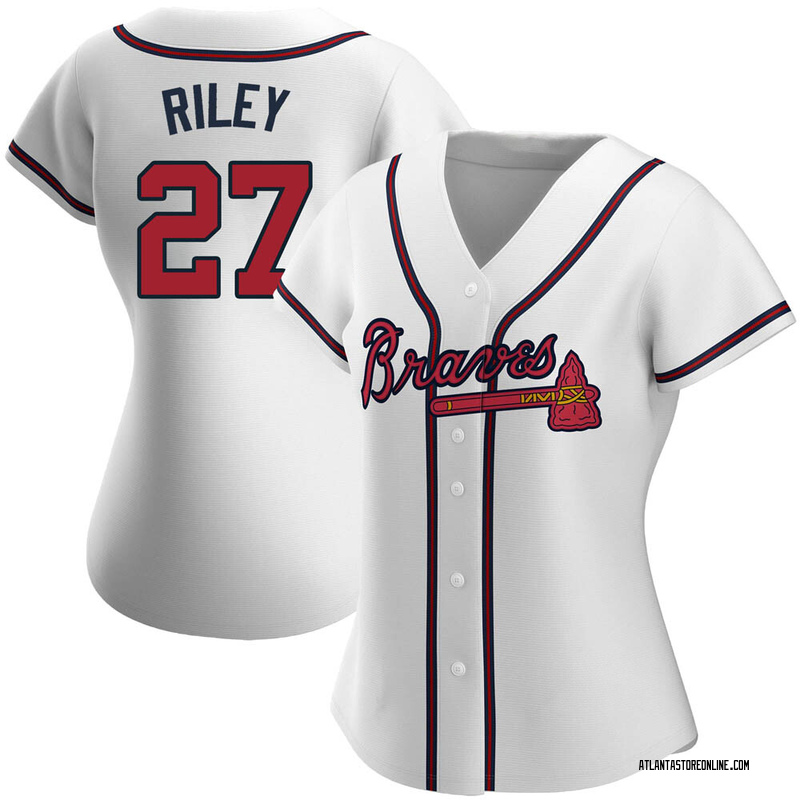 Austin Riley Women's Atlanta Braves Home Jersey - White Authentic