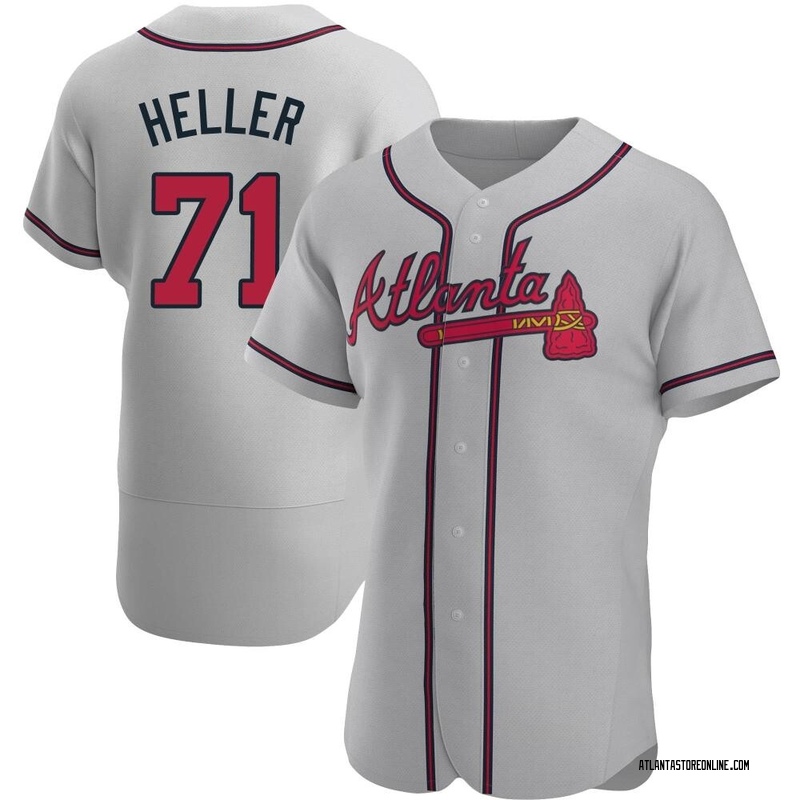 Ben Heller Men's Atlanta Braves White 2022 Program Jersey - Gold