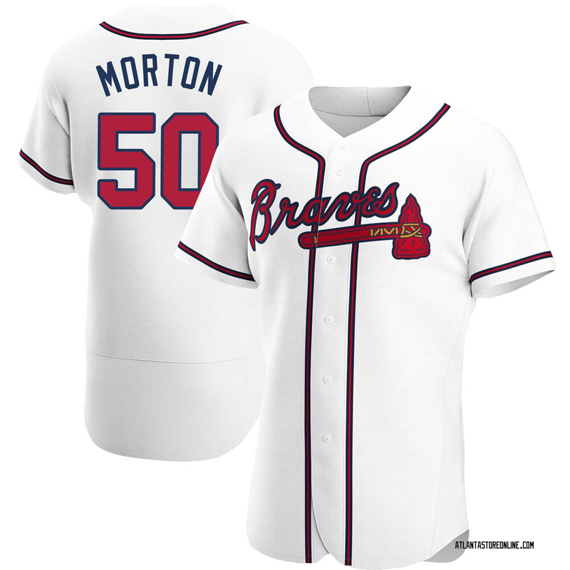 Charlie Morton Men's Atlanta Braves Home Jersey - White Authentic