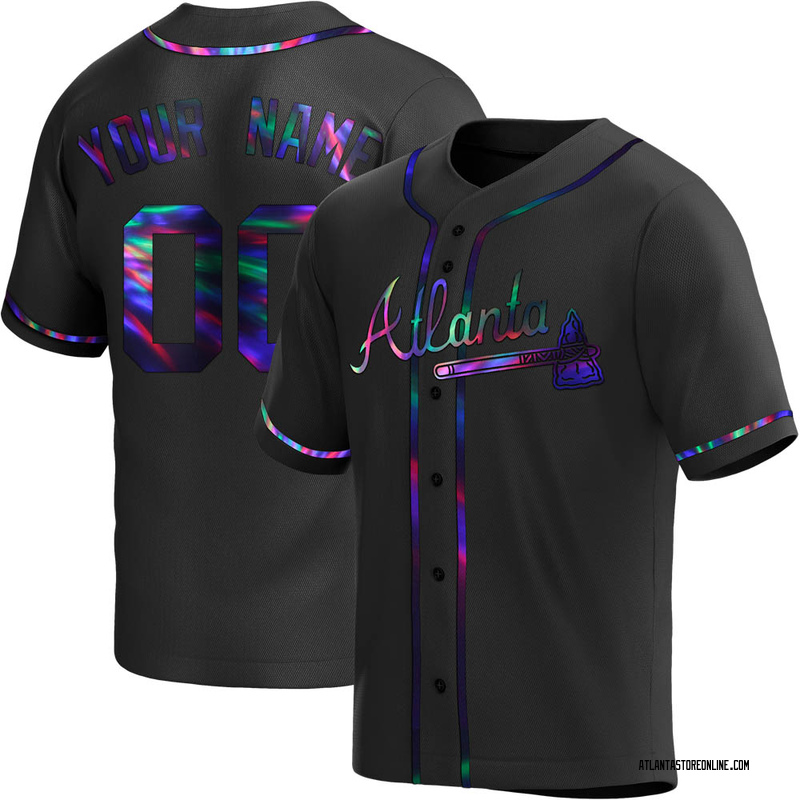 atlanta braves custom youth jersey