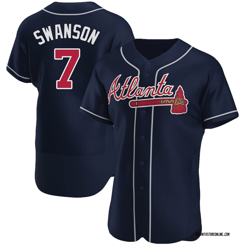 authentic dansby swanson jersey
