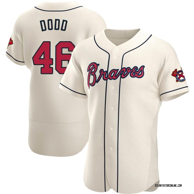 Dylan Lee Men's Atlanta Braves Home Jersey - White Replica