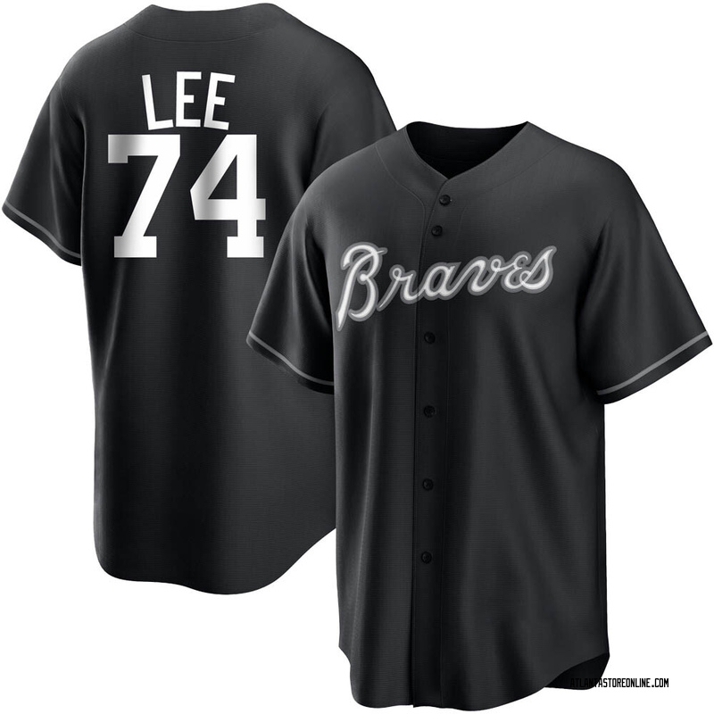 Dylan Lee Men's Atlanta Braves Home Jersey - White Replica