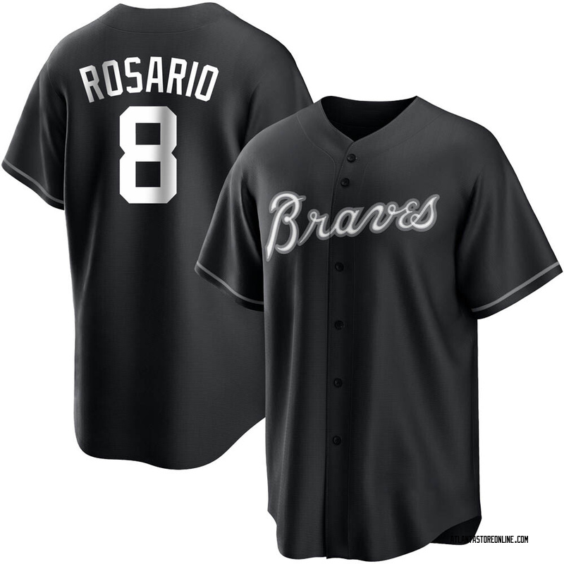 Eddie Rosario Youth Cleveland Indians Home Jersey - White Replica