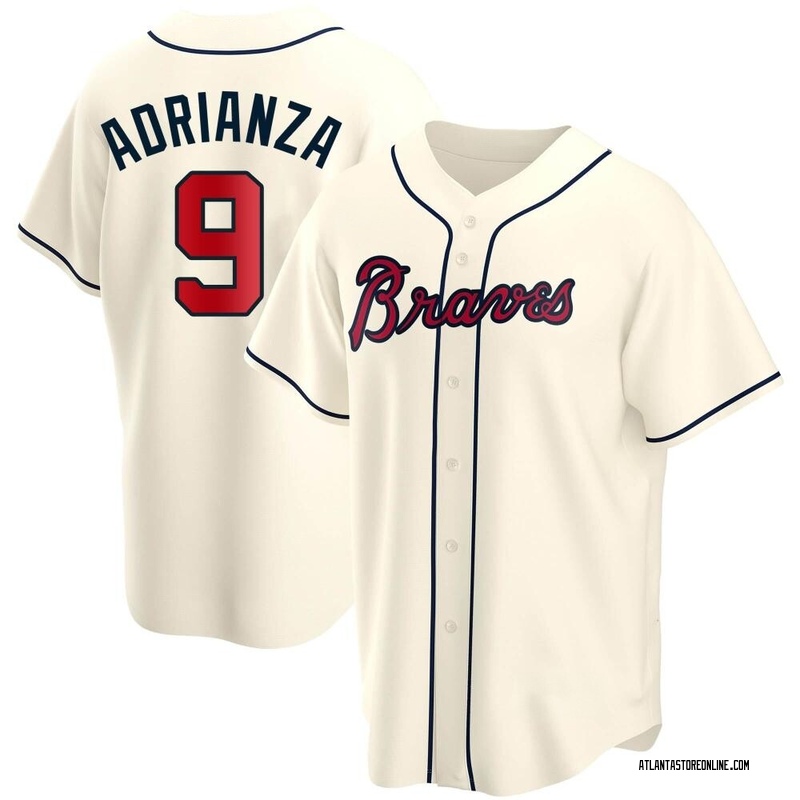 Ehire Adrianza Men's Atlanta Braves 2023 City Connect Jersey - White Replica