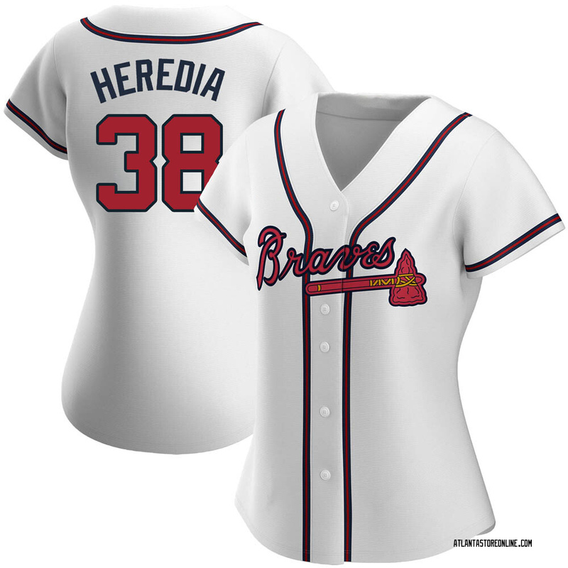 Guillermo Heredia Men's Atlanta Braves Home Jersey - White Replica