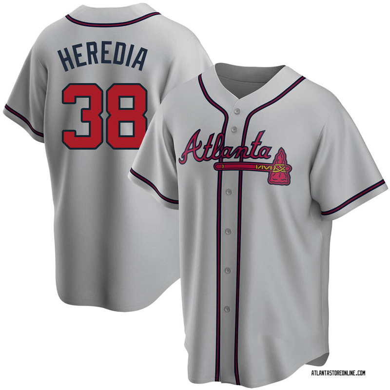 Guillermo Heredia Men's Atlanta Braves Road Jersey - Gray Authentic