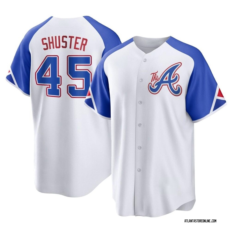 Jared Shuster Men's Atlanta Braves 2023 City Connect Jersey - White Replica