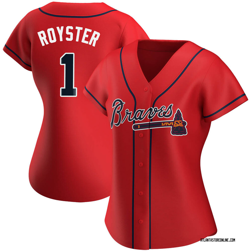 Jerry Royster Women's Atlanta Braves Alternate Jersey - Red Replica