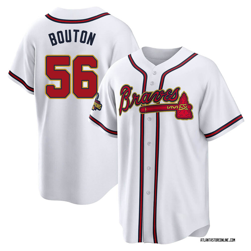 Jim Bouton Atlanta Braves Youth Navy Backer T-Shirt 