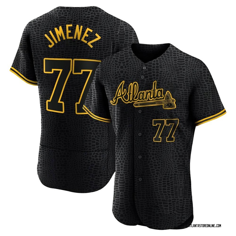 Joe Jimenez Atlanta Braves Men's Navy Roster Name & Number T-Shirt 