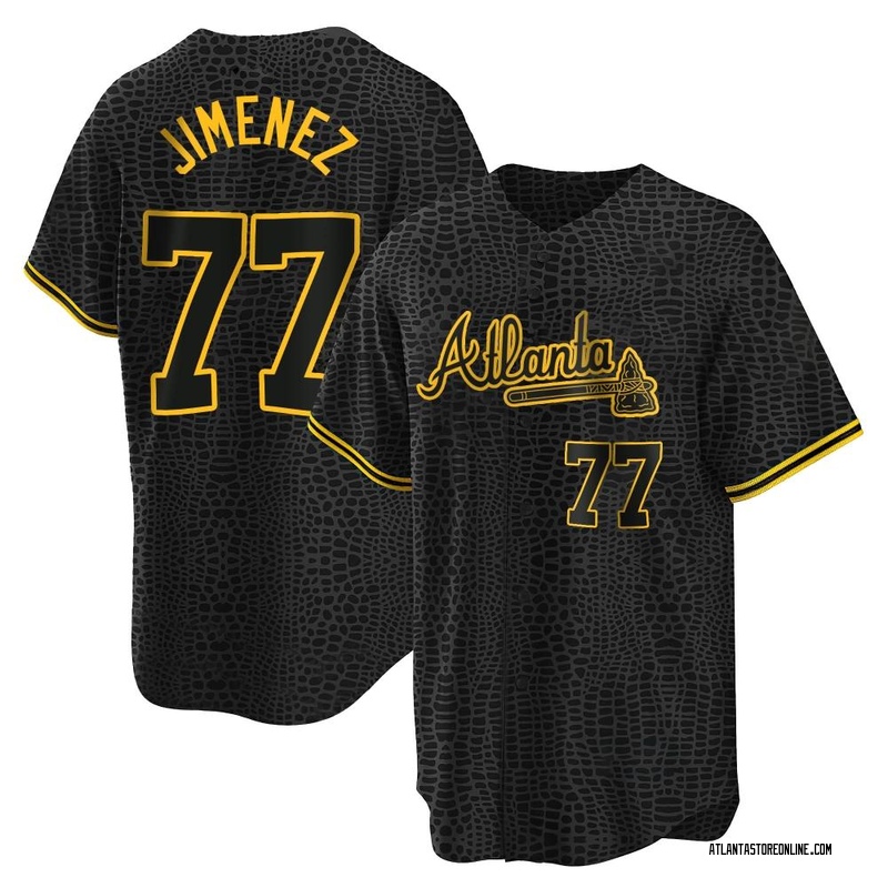 Joe Jimenez Atlanta Braves Men's Navy Roster Name & Number T-Shirt 