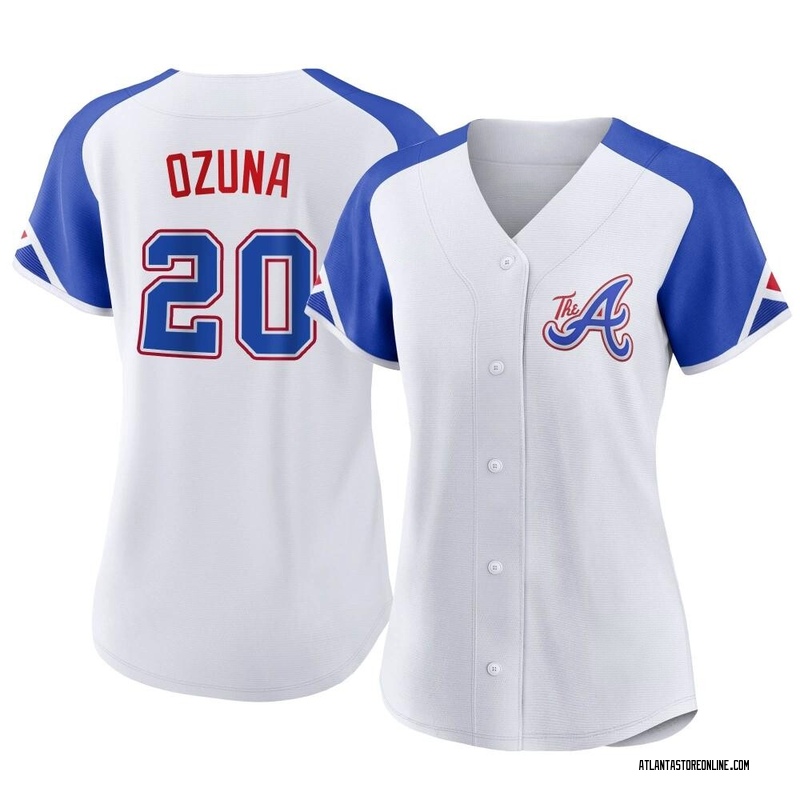 Marcell Ozuna Women's Atlanta Braves 2023 City Connect Jersey - White  Replica