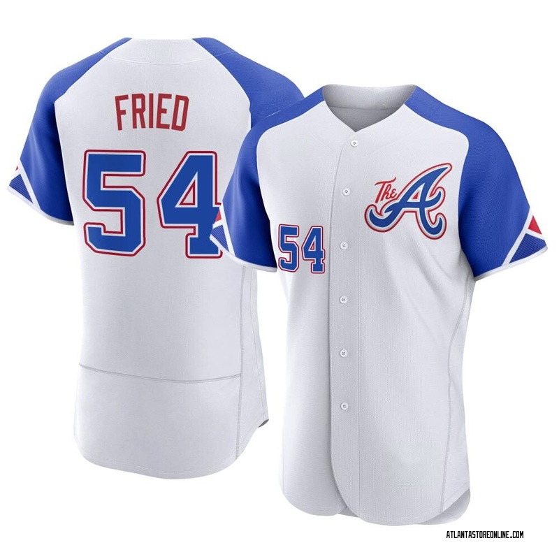 Men's Atlanta Braves - Max Fried #54 Cool Base / FlexBase Stitched Jersey