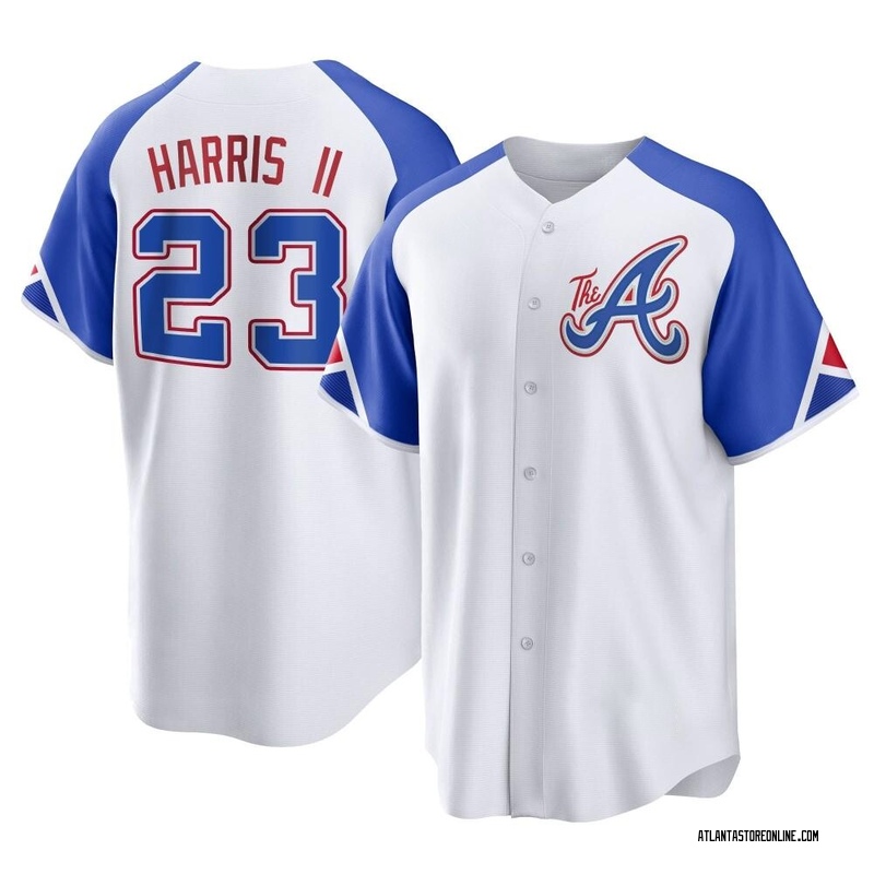 Michael Harris II Atlanta Braves Youth Navy Roster Name & Number T