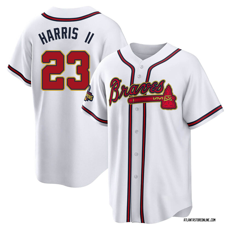 Atlanta Braves Red Michael Harris Jersey - Large