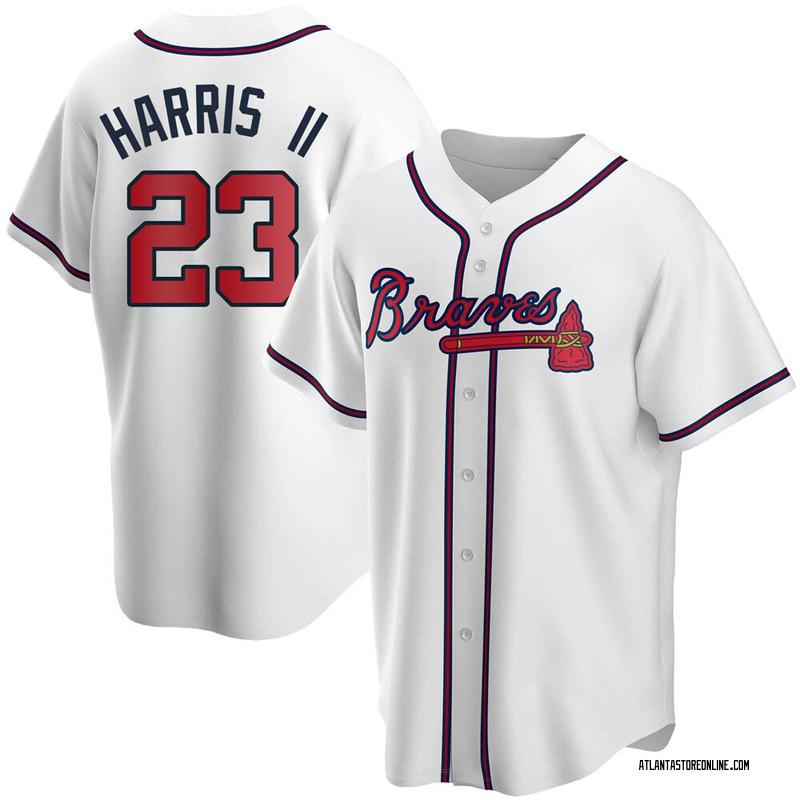 Youth Nick Markakis Atlanta Braves Majestic Official Name and Number T-Shirt