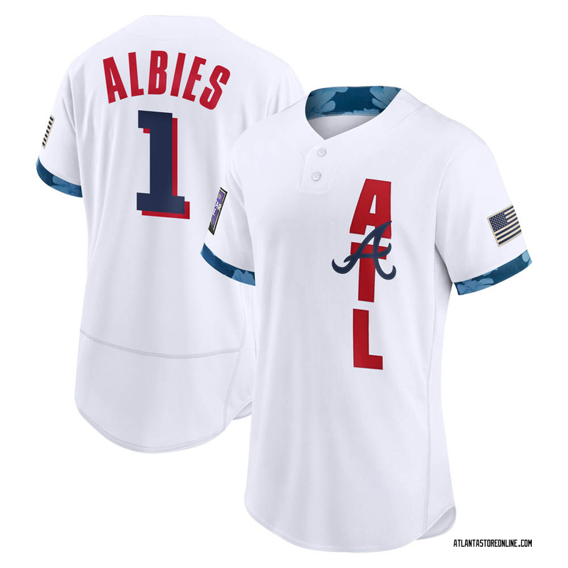 Ozzie Albies Men's Atlanta Braves 2021 All-Star Authentic Jersey