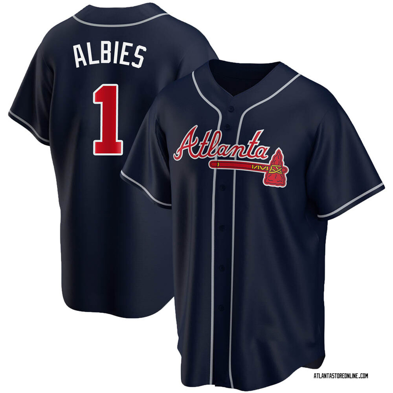 atlanta braves ozzie albies youth jersey