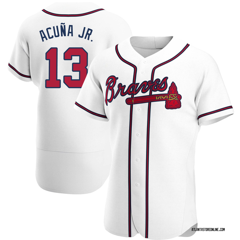 Ronald Acuna Jr. Youth Atlanta Braves 2021 All-Star Replica Jersey - White  Game