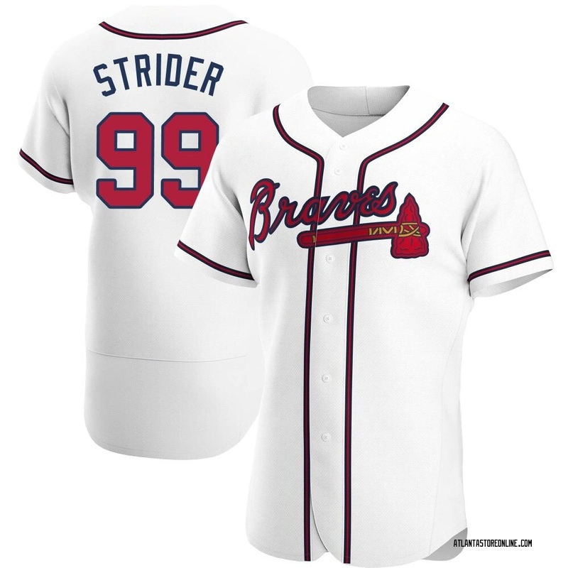 Spencer Strider Men's Atlanta Braves 2023 City Connect Jersey - White ...