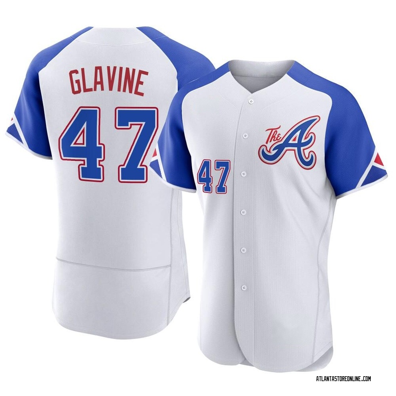Tom Glavine Atlanta Braves Men's Navy Roster Name & Number T-Shirt 