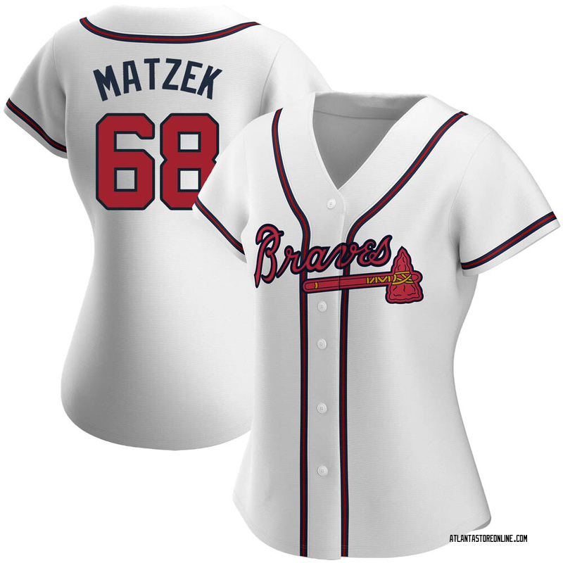 Tyler Matzek Women's Atlanta Braves Home Jersey - White Replica