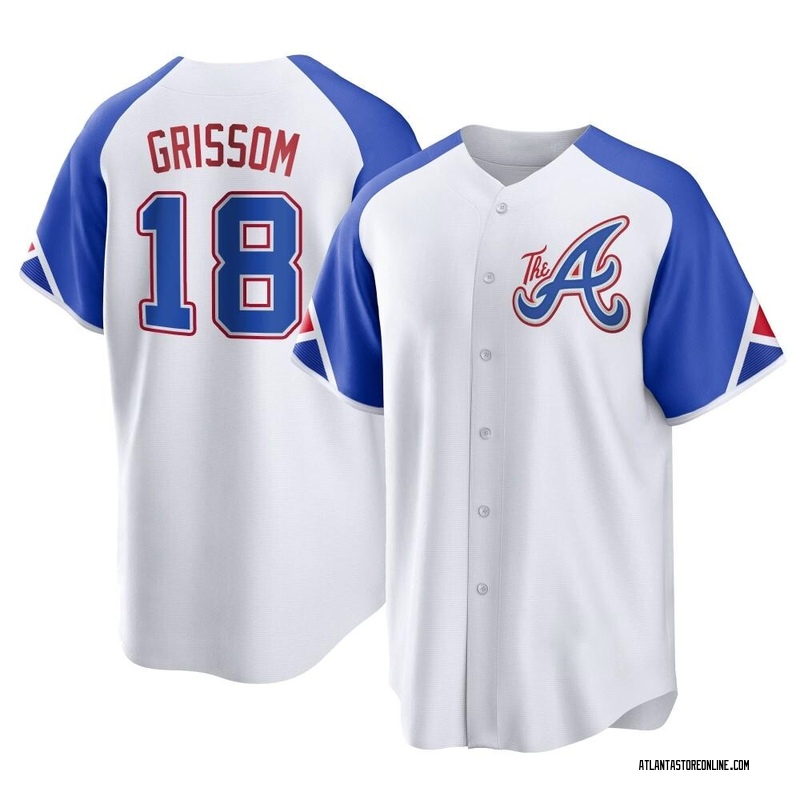 Vaughn Grissom Men's Atlanta Braves 2023 City Connect Jersey - White Replica